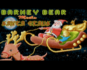 Barney Bear meets Santa Claus